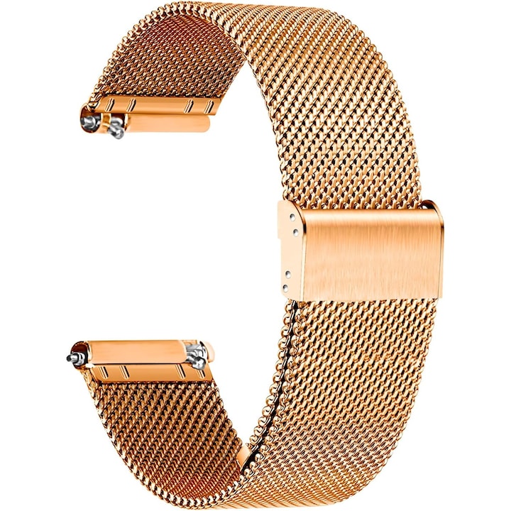 OEM - Curele de Ceas  Bratara Ceas Retea Otel Inoxidabil  Curea Rapid Demontabila  Bratara Milanese  Banda Metalica de Inlocuire pentru Barbati si Femei  18mm  ajustabila  confortabila  Rose gold