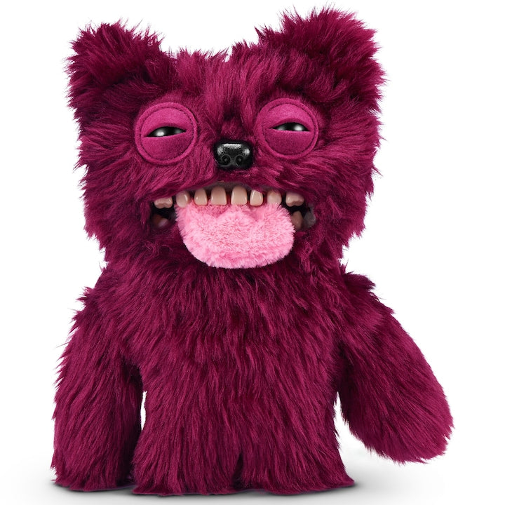 Jucarie plus Fuggler  Ciudateii cu par - Sir Belch  visiniu  22 cm