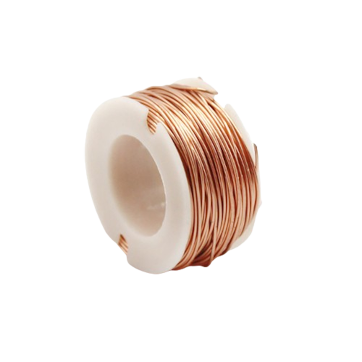 Sarma de cupru emailat  Sarma constructii  cupru  hobby  0.5 mm grosime  10 m  22g  Auriu