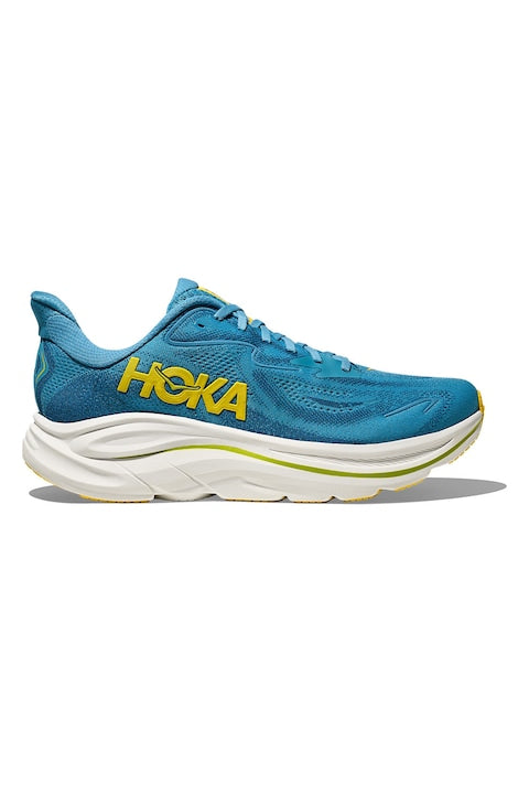 Hoka - Pantofi Clifton 10 cu logo pentru alergare  Galben/Albastru 12 rate cu 0% dobândă