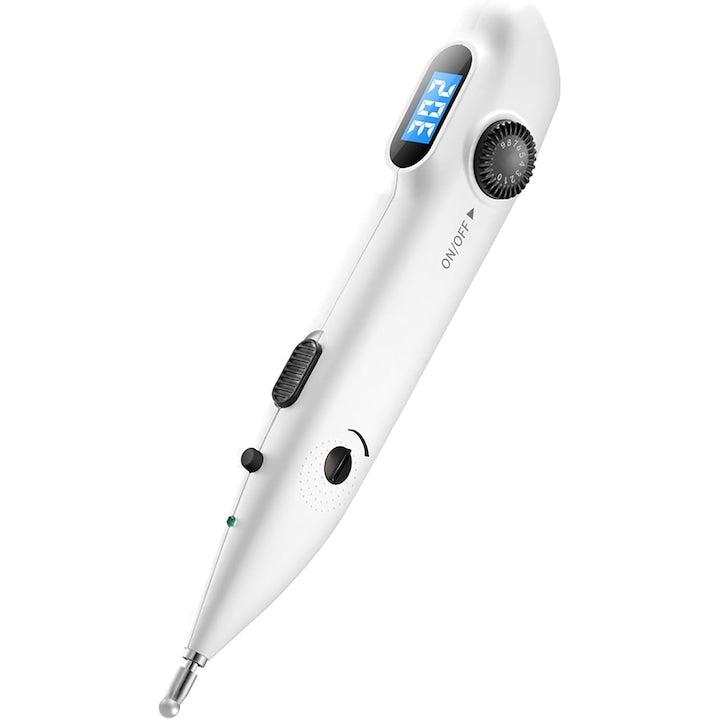 WALALLA LY-508BH Massage Device, 9 Intensities, 3 Modes, Black and White, Portable, Rechargeable