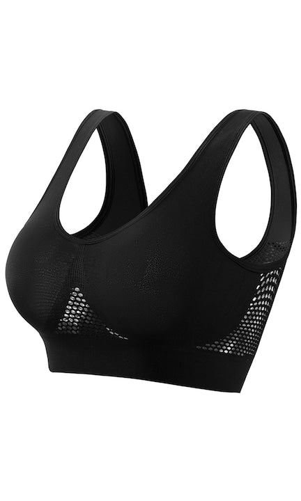 Axroad Mall - Sutien clasic  Push up  Fara sarma  Respirabil  Confort textil  Curele de confort  Usor de curatat si intretinut  Se potriveste perfect  Stilul de pulover face ca acesta sa fie usor de pus  Nylon si spandex  Negru