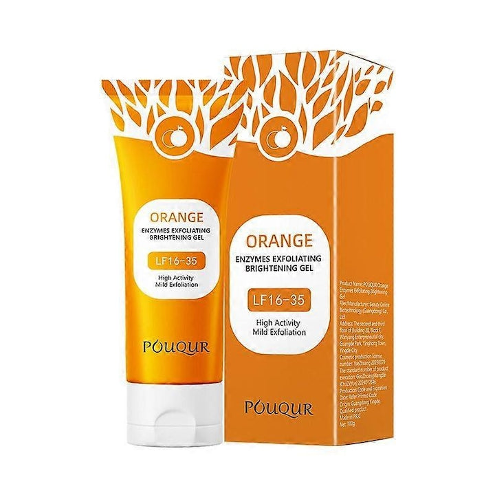 Gel exfoliant pentru fata portocalie  1pc  curatare profunda  indeparteaza impuritatile  dimensiune 150ml