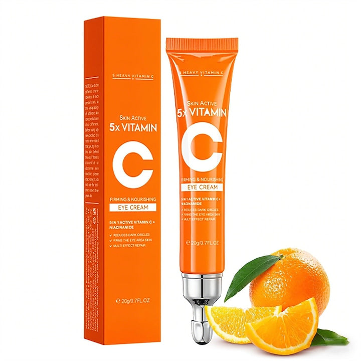 Crema de ochi Vitesthord cu vitamina C  20g  textura hidratanta  iluminare  ton uniform