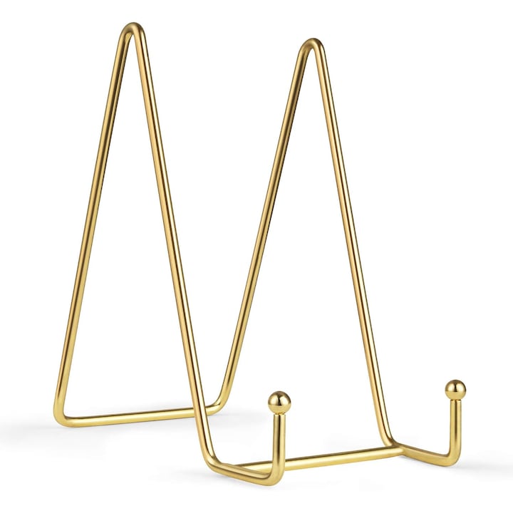 Suport farfurii metalic auriu  5-10"  rezistent  elegant