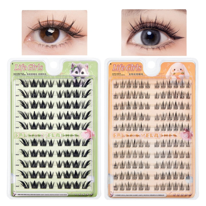 Set 2 cutii gene false segmentate Fantasy  9-14mm  reutilizabile  negre  11x16x2cm