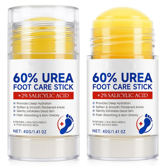 Crema pentru calcaie  pachet de 2  60% uree  pentru piele extrem de uscata  aspra si crapata