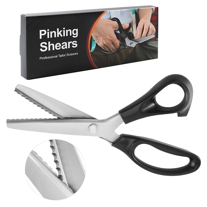 Foarfeca  SINBINTA  Forma arcului  Otel inoxidabil/Cauciuc  Usor de tinut  Maner confortabil  Multifunctionale  Ascutit  Durabil  Design ergonomic  Rezistent la coroziune si uzura  Pentru cusut  Croitorie  Mana  23cm  Negru