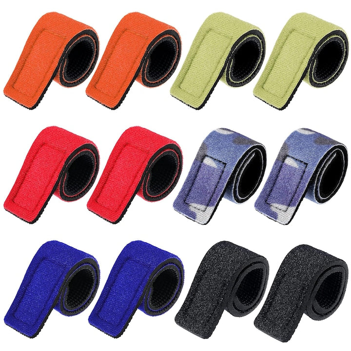 Set 12 curele undita  Nylon  25 x 3 cm  Multicolor