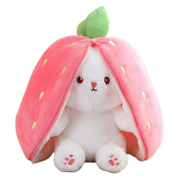 Jucarie de plus  Iepurasul Capsunica  roz  35 cm