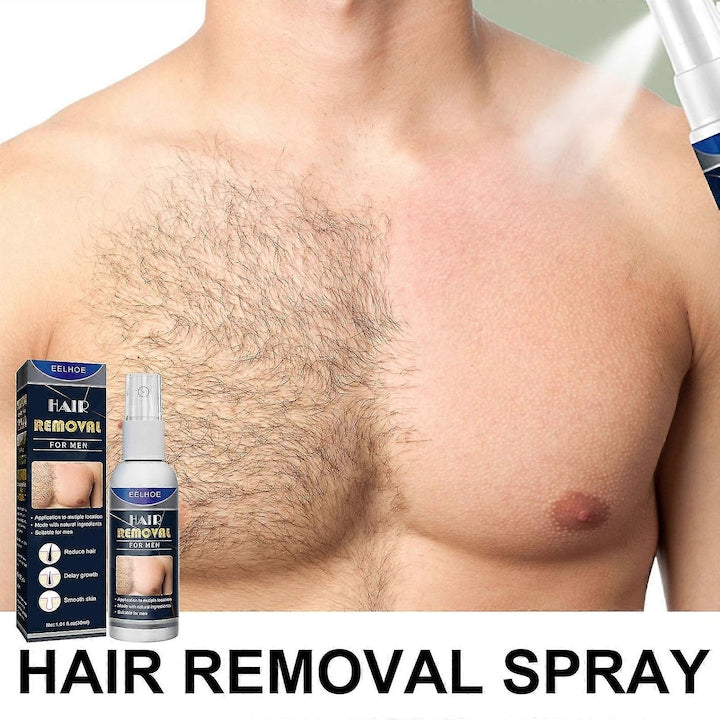 Spray depilare pentru barbati  1pc  pentru fata  brate  picioare  spate  subrat  cu extracte naturale  150ml