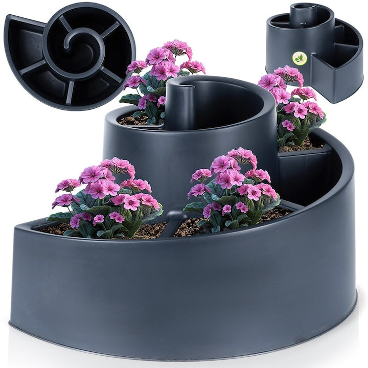 Ghiveci De Gradina  Vilde  53x43.5x32.5 cm  Plastic  Rezistent La Conditii Meteorologice  Usor De Curatat  Universal Pentru Utilizare In Exterior  Negru