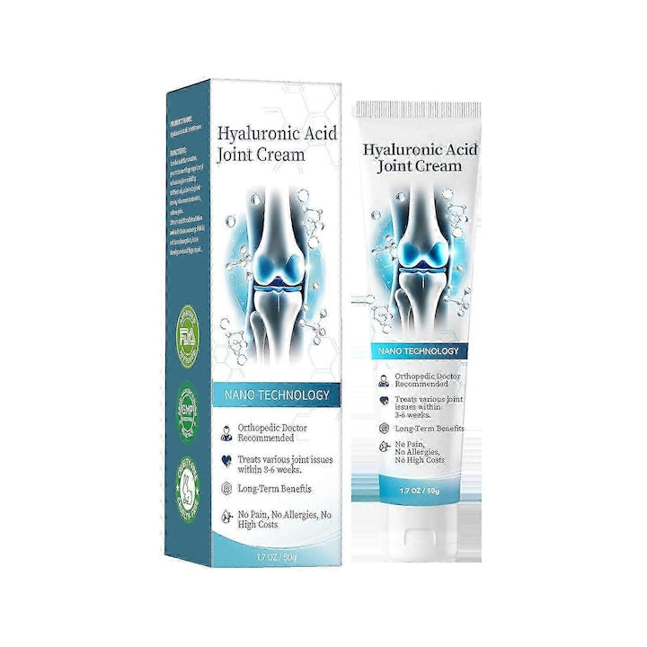 Crema de reparare a articulatiilor cu acid hialuronic  50g  textura usoara  potrivita pentru toate tipurile de piele