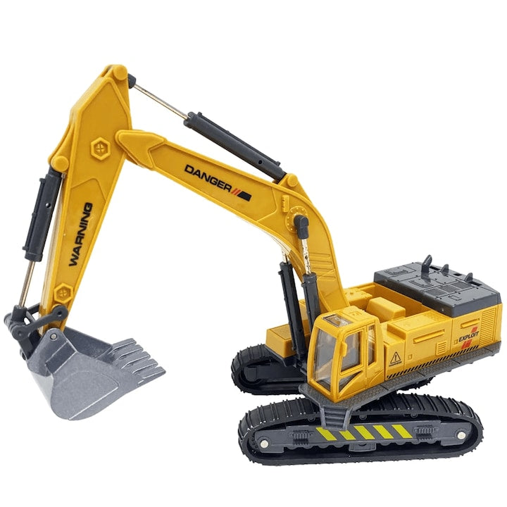 Kids' Metal Excavator, Yellow