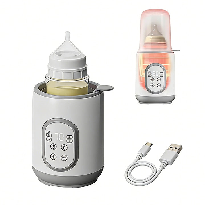 Incalzitor portabil pentru biberoane  ZOUN  Sterilizare/Igiena  Incalzire/Decongelare rapida in 3 minute  Material PP de calitate alimentara  Fara BPA  6 setari de temperatura  Functie temporizator  Control precis al temperaturii  Alb