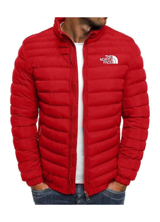 OEM - Men's High-Quality Soft Cotton Winter Jacket, Men's Leisurewear, Red 3XL Coat, 12 interest-free installments