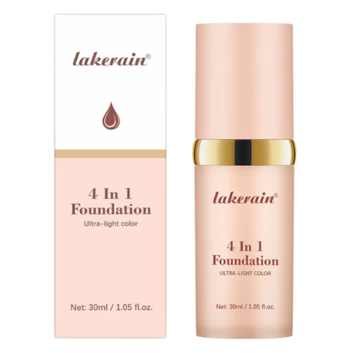 Fond de ten adaptiv la culoare  Lakerain  SPF 30  rezistent la apa si transpiratie  4 in 1  pentru toate tipurile de ten