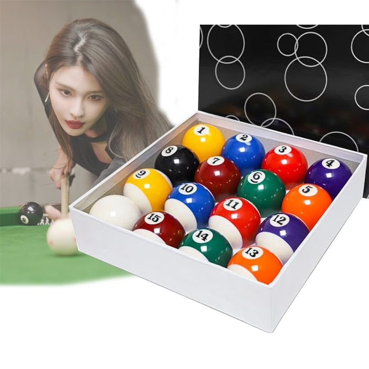 Set 16 bile pentru biliard  Super Cup  57.2 mm  Multicolor