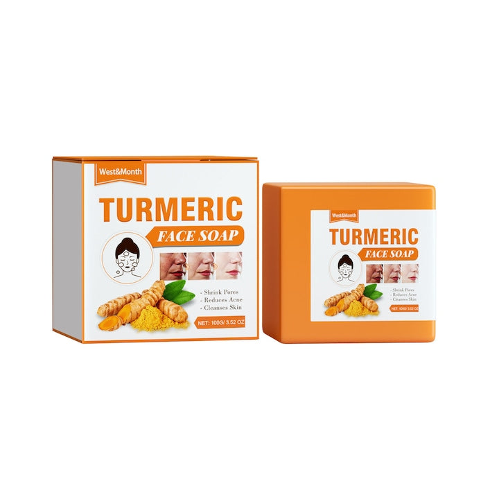 Sapun cu acid kojic/turmeric pentru fata  West&Month