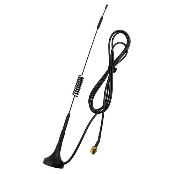 Antena omnidirectionala  4G 10dbi LTE  700-2700MHz  SMA Male  RG174  3M