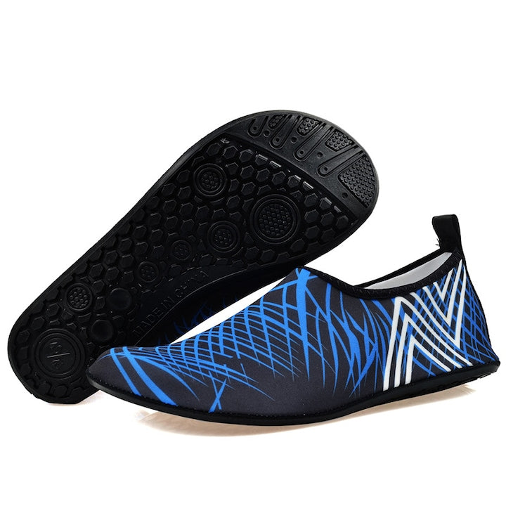 YANYXR fabric water shoes, rubber sole, lightweight, unisex, BST2002041-3, multicolored, 42-43 EU