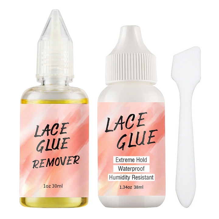 Adeziv pentru peruci/demachiant/accesorii  adeziv invizibil  potrivit pentru parti frontale din dantela  extensii de par lipite  peruci  30 ml/38 ml