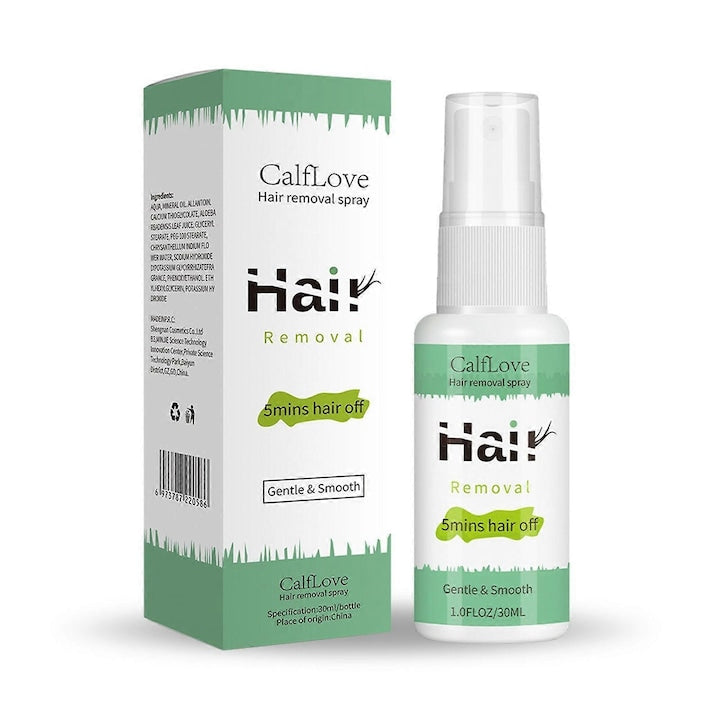 Spray depilare pentru femei si barbati  30ml  2 in 1  ingrediente naturale