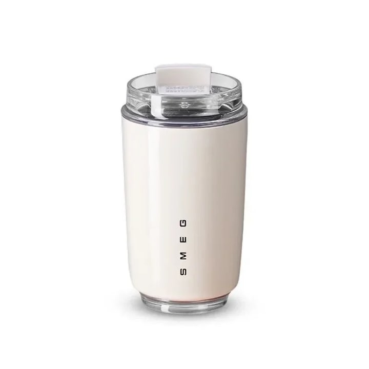 Cana Termos SMEG 240 ml - Inox de Inalta Calitate  Izolatie Termica 6 Ore  Design Retro