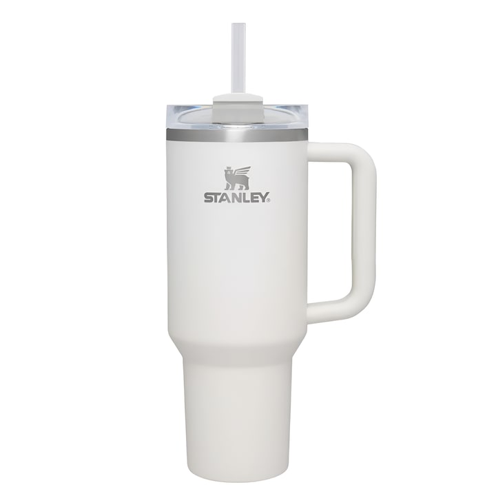 Cana Termos Stanley Quencher H2.0 Flowstate din Otel Inoxidabil  Durabilitate Extrema  Izolatie Eficienta  Design Ergonomic  Material Premium  1180ml  Frost