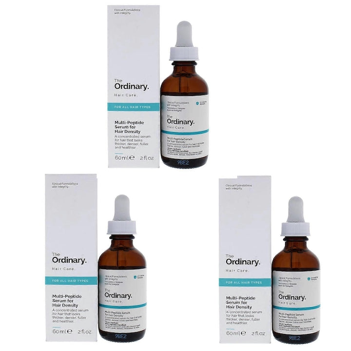 Serum pentru densitatea parului  The Ordinary  3 buc  formula peptidica  volum mai mare  usor de utilizat