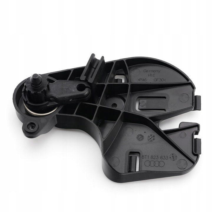 Mecanism suport deschidere capota motor  pentru Audi A3 2012-2017  A4 B8 2008-2015  A5 2007-2017  A6 2011  A7 2011  Q2 2017  Q5 8R 2009-2017  piesa de schimb originala grup VAG pentru toate caroseriile  cod produs OEM original 8T1823633B