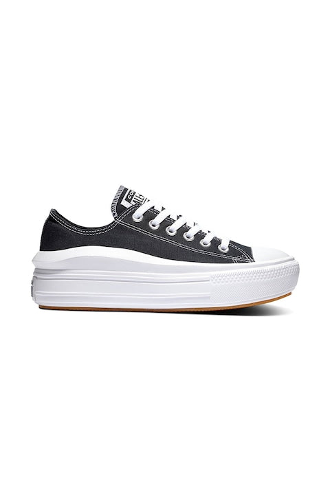 Converse - Tenisi flatform de panza All Star Move  Negru/Alb  6 12 rate cu 0% dobândă