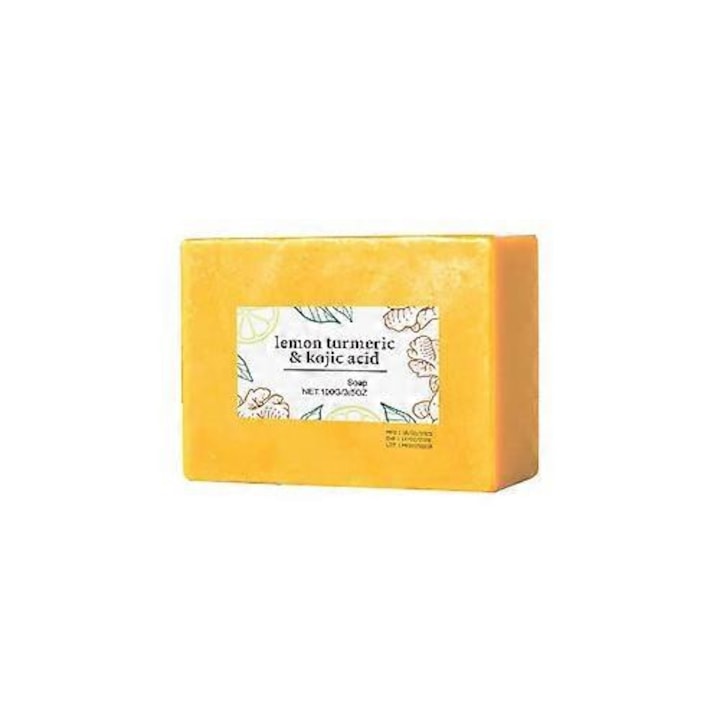 Sapun Scentric Glow cu lamaie  turmeric si acid kojic