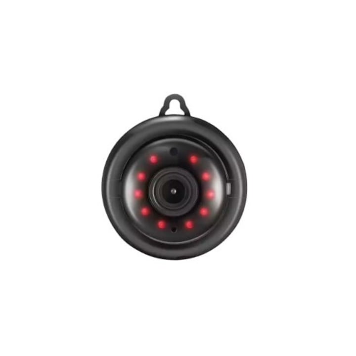 Camera supraveghere Wi-Fi mini 360 grade  negru  5m vizibilitate nocturna