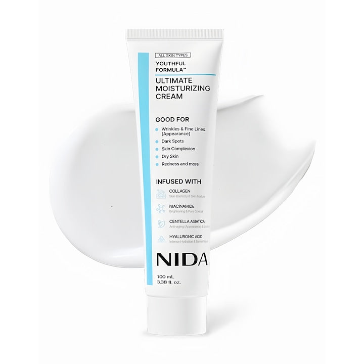 Crema Hidratanta NIDA cu Colagen si Niacinamida  Anti-rid si Calmare  100 ml