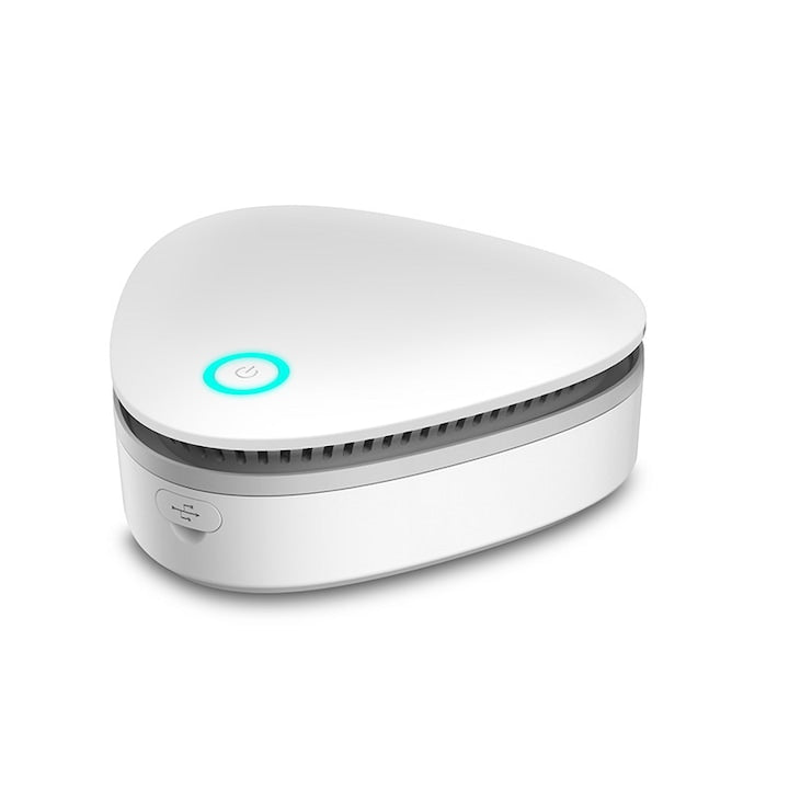 Air Purifier with Ozone, 20 mg/h, 3 W, 3 operating modes, for various spaces, home, car, cabinets, refrigerator, eliminates unpleasant odors, destroys bacteria, anti-mold, White