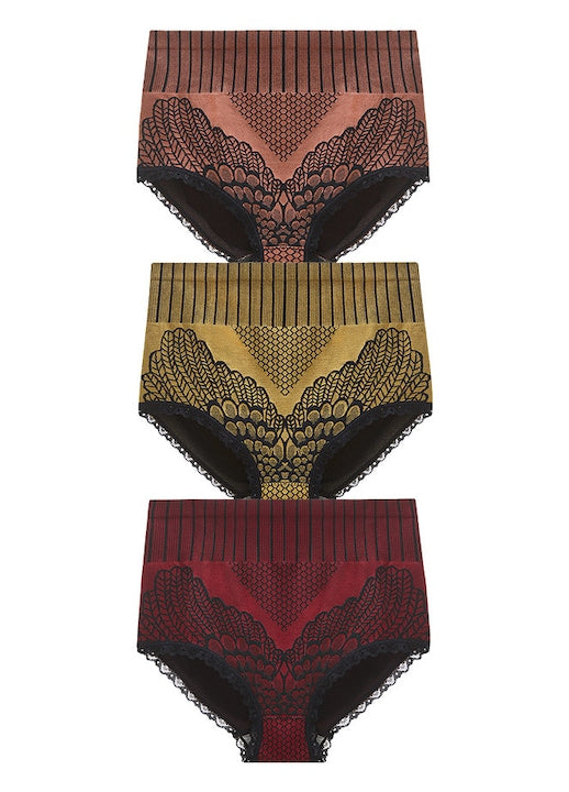 OEM - Set de 3 chiloti femei  Multicolor