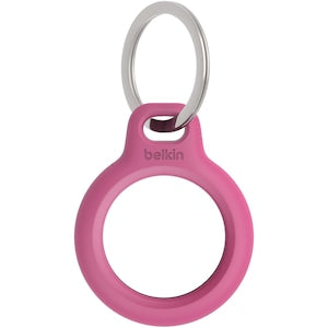 Suport securizat Belkin cu inel pentru AirTag Apple  Roz