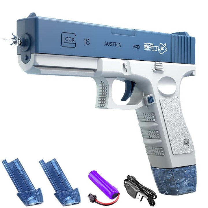 Pistol de apa automat Nybgyy  ABS  20.5x16x3cm  albastru
