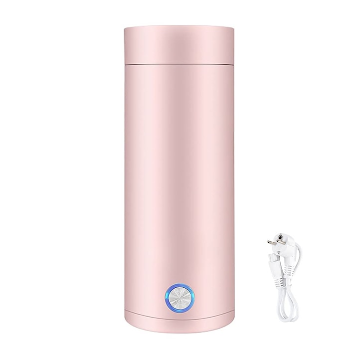 Electric Kettle WALALLA Stainless Steel Portable 400ml 300W Pink