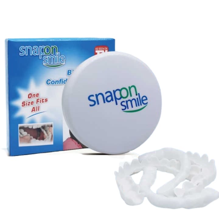 Set Fatete Dentare  Superioare si Inferioare  Fatete Cosmetice cu Gel Termoformabil  Zambet Alb Stralucitor si Perfect  Fixare Personalizata  Usor de Aplicat  Reutilizabil  Aspect Natural  Alb