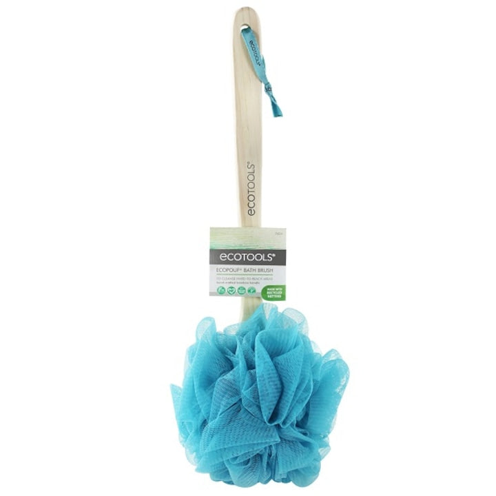 EcoTools EcoPouf perie de dus cu maner lung Bath Brush