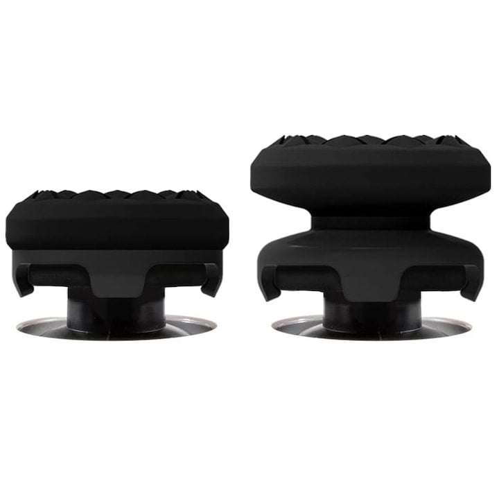 Set 2 bucati thumbgrip  accesoriu controller PS5  PS4  crestere acuratete si confort  Negru