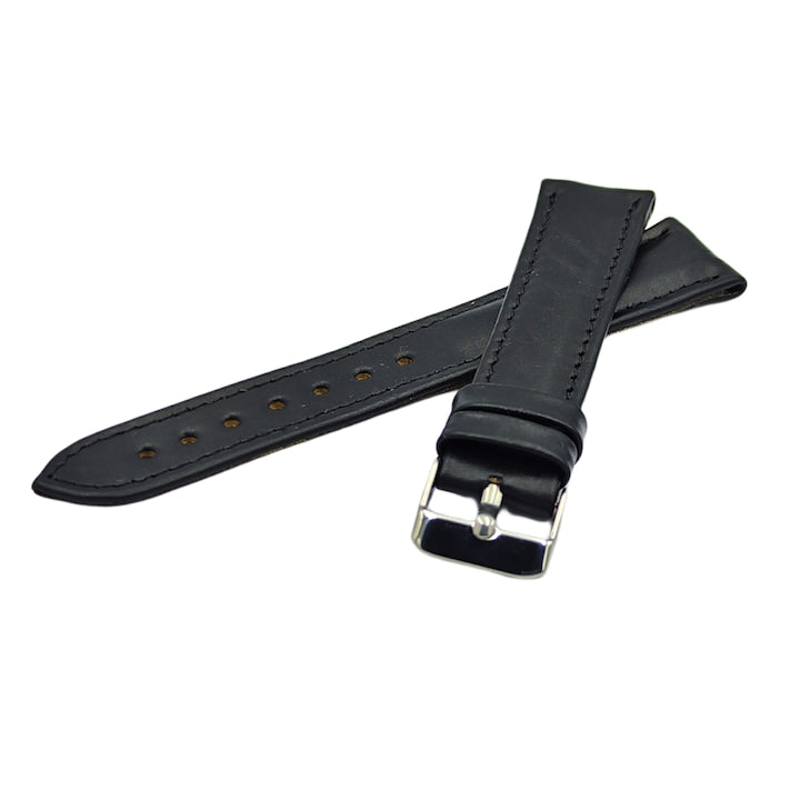 OEM - Curea ceas Romania piele naturala neagra8