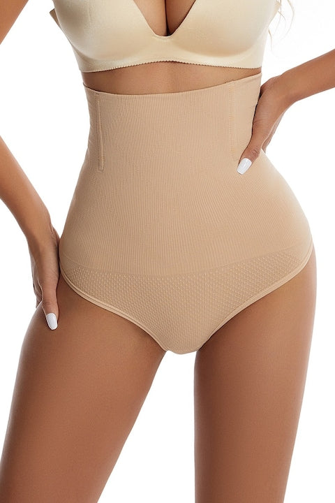 OEM - Shaping underwear panties with waist slimming and buttock lifting effect, discreet under clothes, Beige