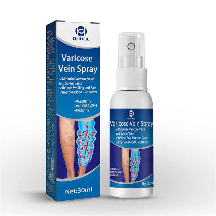 Spray pentru vene varicoase  calmeaza vasculita venoasa si imbunatateste circulatia sangelui  30ml