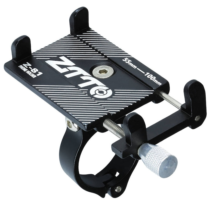 Suport telefon pentru biciclete  Interlook  Aluminiu  Negru