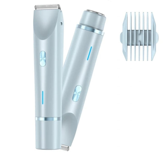 Epilator electric 2-in-1  dublu cap  rezistent la apa  incarcare Type-C  pentru fata si corp
