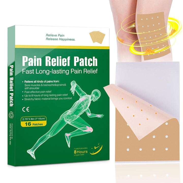 Plasturi pentru ameliorarea durerii  Chucai  set 16 buc  7x10cm  pentru dureri de spate  genunchi  artrita  reumatism