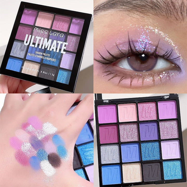 Fard de pleoape Miss Lara  multicolor  lucios  20g  compact